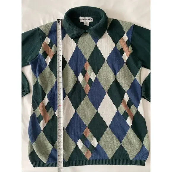 Vtg. Alfred Dunner Green Sweater SZ M - Picture 6 of 6